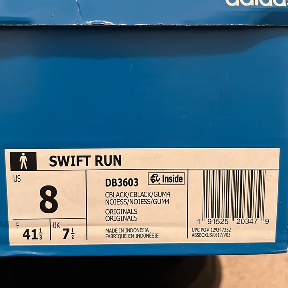 Adidas Mens Swift Run sneakers - Picture 3 of 3